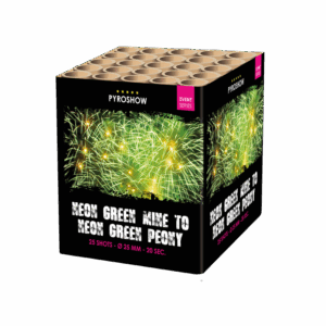 Neon Green Peony w.Green Tail & Mine